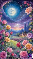 Background roses - darmowe png