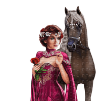 kvinna-häst - ücretsiz png