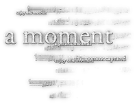 soave text a moment white - фрее пнг