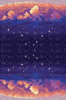 starry heavens pixel art - besplatni png