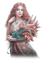 kikkapink girl fantasy woman flowers - zadarmo png