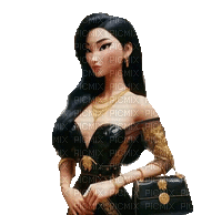 Mulan Anime Woman - Free animated GIF
