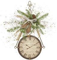 Clock.New Year.Deco.Victoriabea - 免费PNG