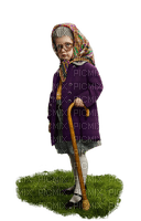 kvinna-gammal---old-woman - darmowe png