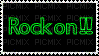 rock on stamp - GIF animasi gratis