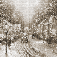 kikkapink winter vintage background christmas - Free animated GIF