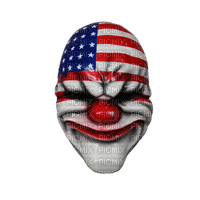 Kaz_Creations Scary Clown Face - безплатен png