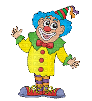 Kaz_Creations Clowns Clown - GIF animado grátis