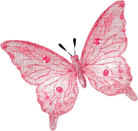 pink butterfly - kostenlos png