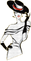 Glitter Femme fashion - Безплатен анимиран GIF