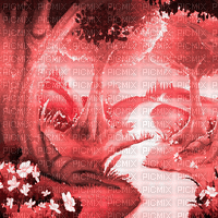 Y.A.M._Fantasy tales background red - Gratis animerad GIF