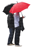 Kaz_Creations Man Homme Friends With Umbrella - безплатен png