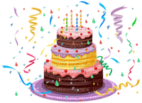 happy birthday cake  gâteau de anniversaire - PNG gratuit