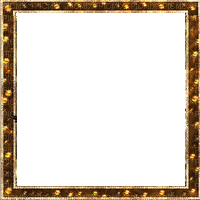 Gold Frame With Balls - Free animated GIF
