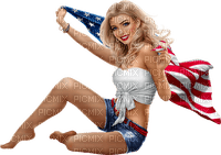 Independence Day USA Woman - Bogusia - ücretsiz png