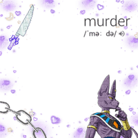 Beerus frame (Created with PicsArt) - gratis png