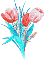 soave deco flowers spring tulips bouquet pink - PNG gratuit