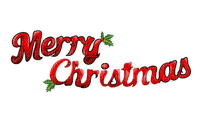 Merry Christmas text - Free PNG