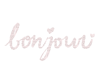 Bonjour - Безплатен анимиран GIF