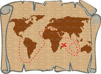 pirate treasure map bp - png gratis