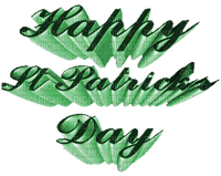 Kaz_Creations Deco St.Patricks Day Text - ilmainen png