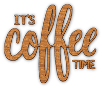 soave text coffee time brown - фрее пнг
