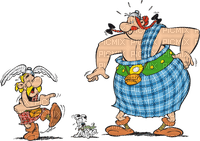 Asterix & Oblerix - gratis png