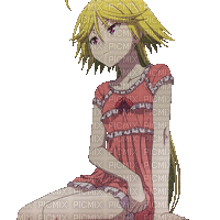 MMarcia gif  anime menina girl fille - Бесплатный анимированный гифка