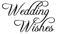 Kaz_Creations Text Wedding Wishes - kostenlos png