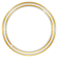 Frame Golden Circle - gratis png