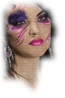 portrait de femme maquillée.cheyenne63 - 免费PNG