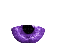 Half Eyes, Purple, Gif, Animation - JitterBugGirl