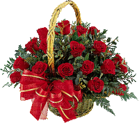 Bouquet of roses - Безплатен анимиран GIF