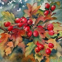 Осенняя акварель - безплатен png