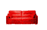 red sofa - Zdarma animovaný GIF