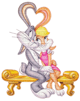 Kaz_Creations Valentine Deco Love Cute Bunnies Bunny Bugs Lola - Free PNG