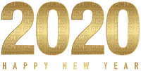 Kaz_Creations 2020-Happy-New-Year-Logo-Text - png grátis