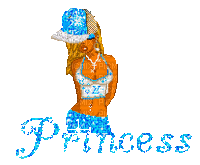 PRINCESS BLUE - Darmowy animowany GIF