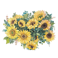 sunflowers Bb2 - PNG gratuit