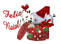 MMarcia gif feliz Natal - GIF animado grátis