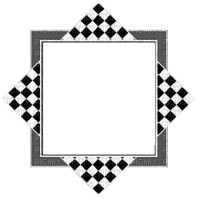 Checkers frame.♥ - png gratis