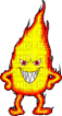 Flamme - GIF animado gratis