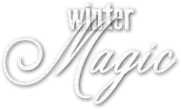 soave text winter magic white - 免费PNG