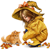 autumn girl by nataliplus - PNG gratuit