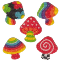 mushroom sticker - png gratis