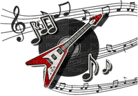 guitar-music-deco - PNG gratuit