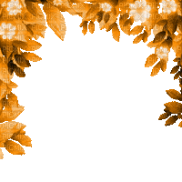 autumn leaves border gif - Bezmaksas animēts GIF