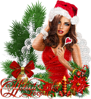 christmas  woman  by nataliplus - kostenlos png
