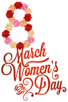 Kaz_Creations 8th March Happy Women's Day - zadarmo png