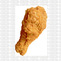 Fried Chicken Leg - Besplatni animirani GIF